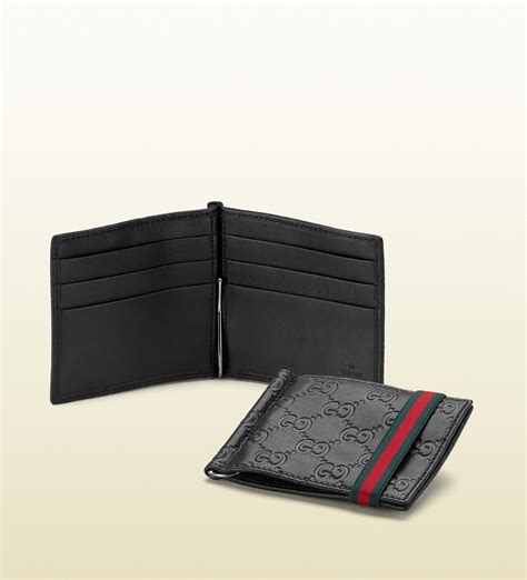 men's gucci money clip|gucci wallet with money clip.